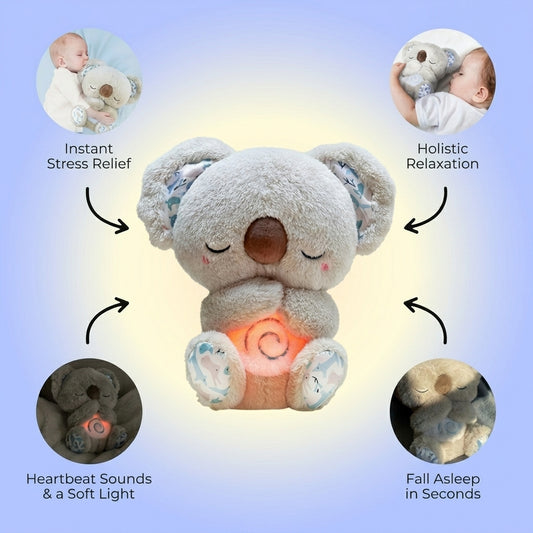 CalmKoala™ - Soothing Breathing Companion for Sleep & Anxiety Relief